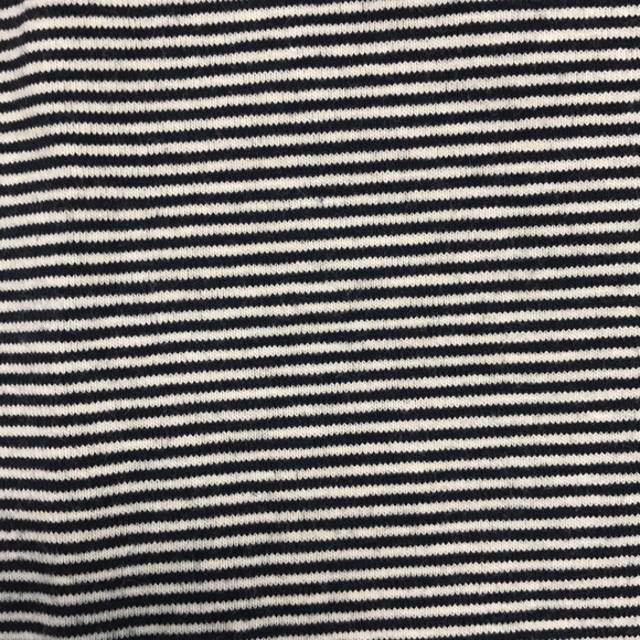 Black Striped Ruffle Top - Picture 3 of 5